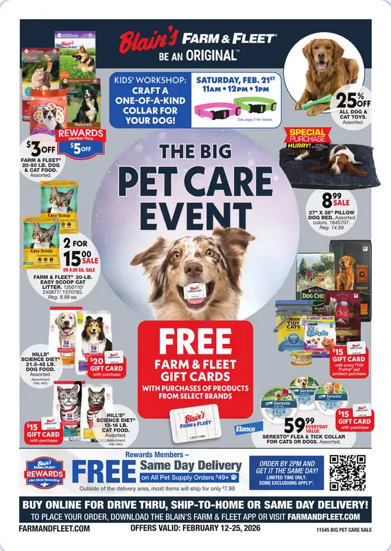 Weekly ad Blain ´s Farm and Fleet Sales from February 12 to February 25 2026 - Page