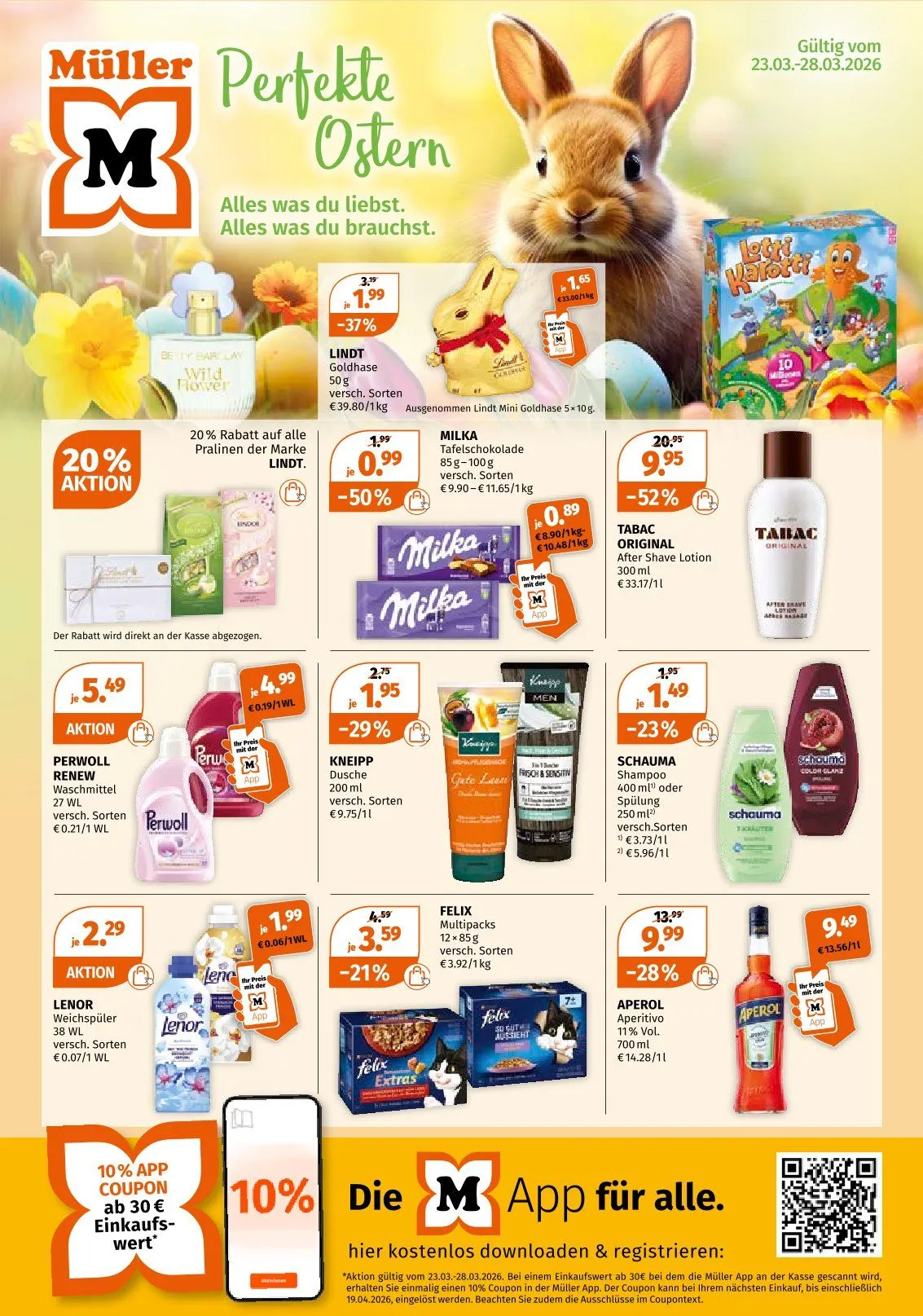 Müller Prospekte von 23. März bis 28. März 2026 - Prospekt seite 1