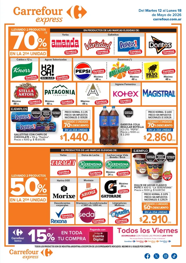 Ofertas de  Ofertas Carrefour Express 12 de mayo al 18 de mayo 2026 - Página 1 del catálogo