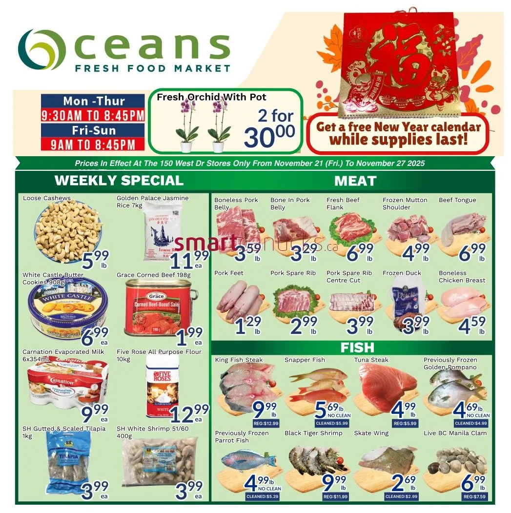 Oceans  Sales from November 21 to November 27 2025 - flyer page 1
