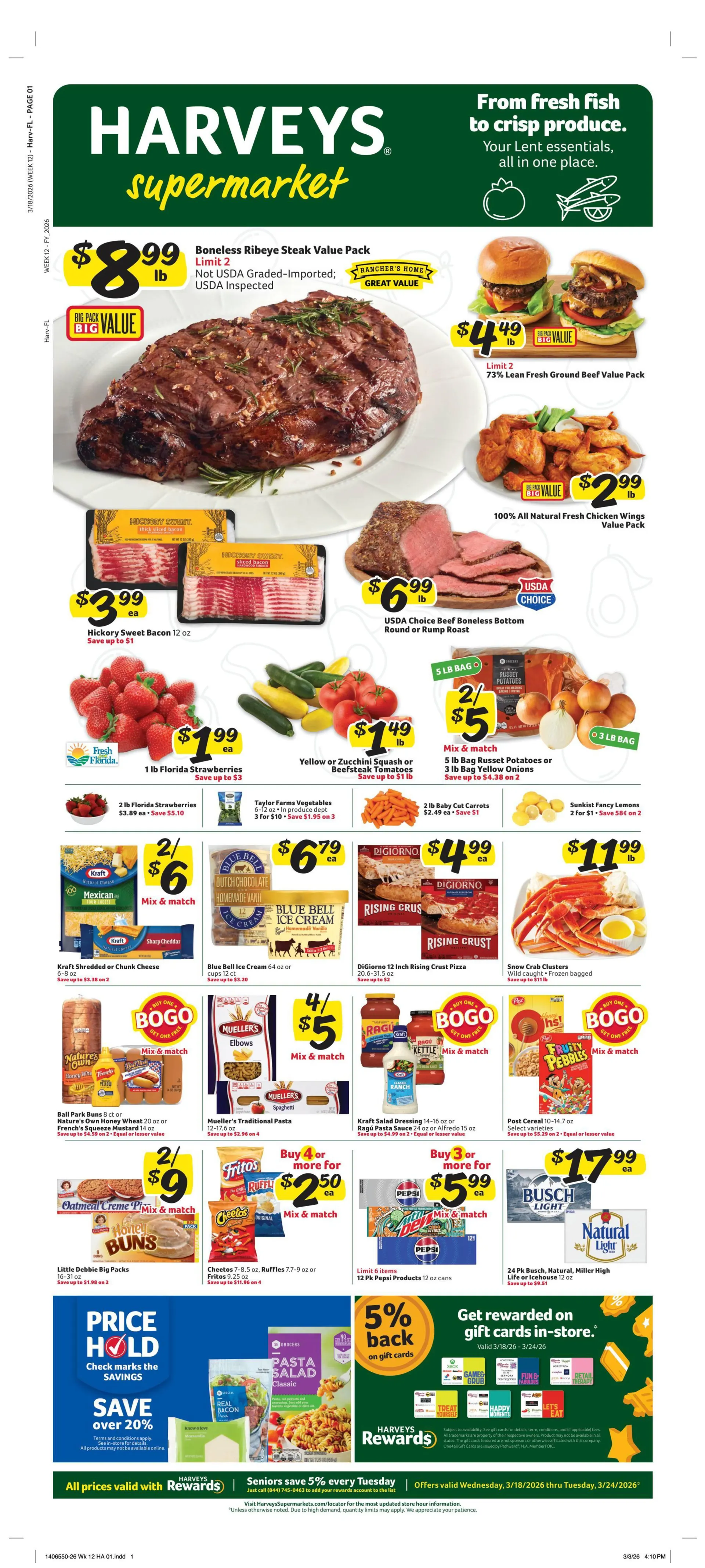 Weekly ad Harveys Supermarket weekly ads from March 18 to March 24 2026 - Page 