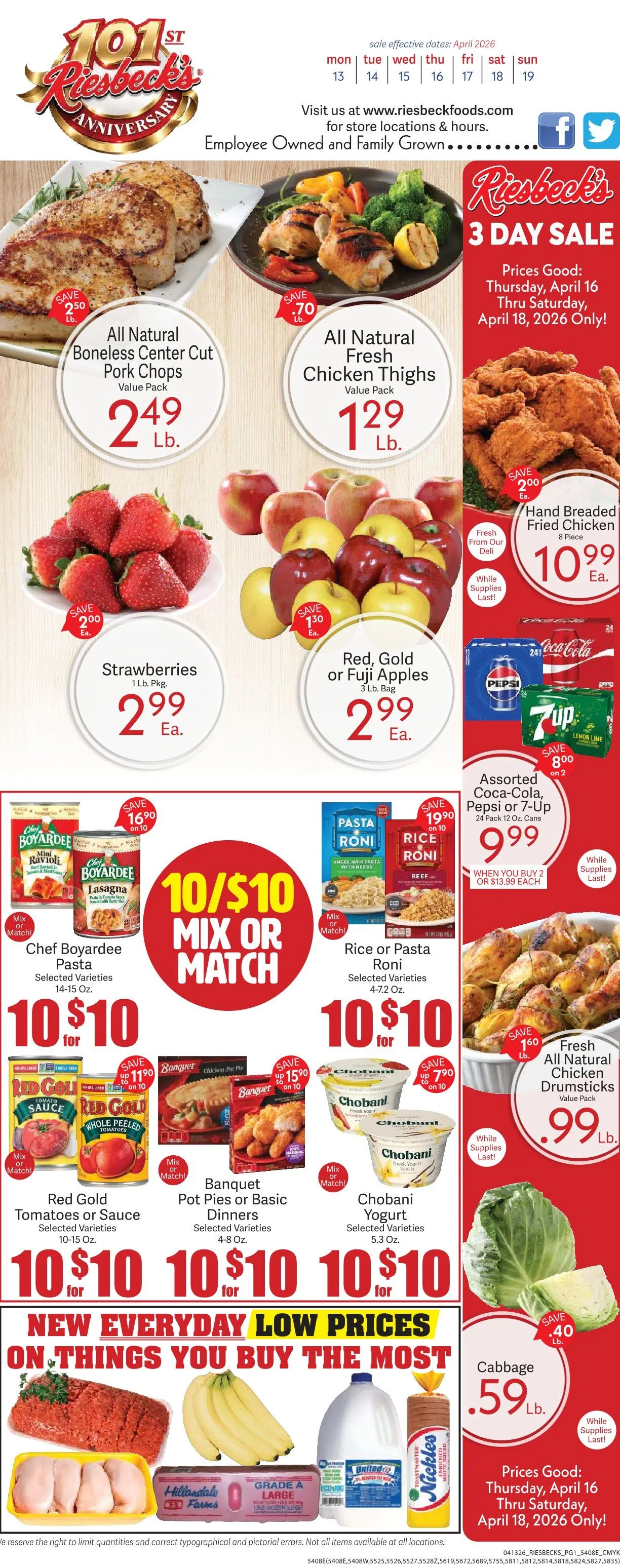 Weekly ad Riesbeck weekly ads from April 13 to April 19 2026 - Page 1