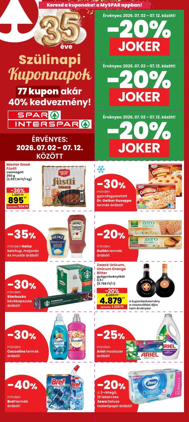 Katalógus INTERSPAR július 7.-tól július 12.-ig 2026. - Oldal 1