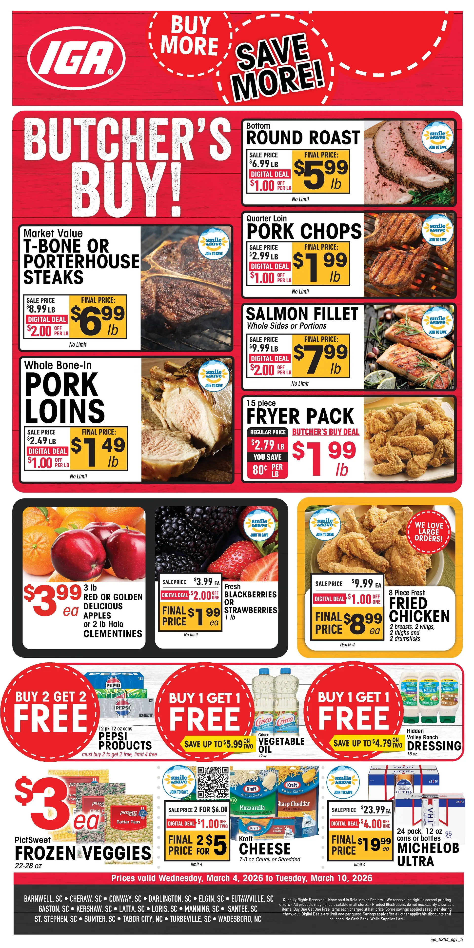 Weekly ad IGA Sales from March 4 to March 10 2026 - Page 1