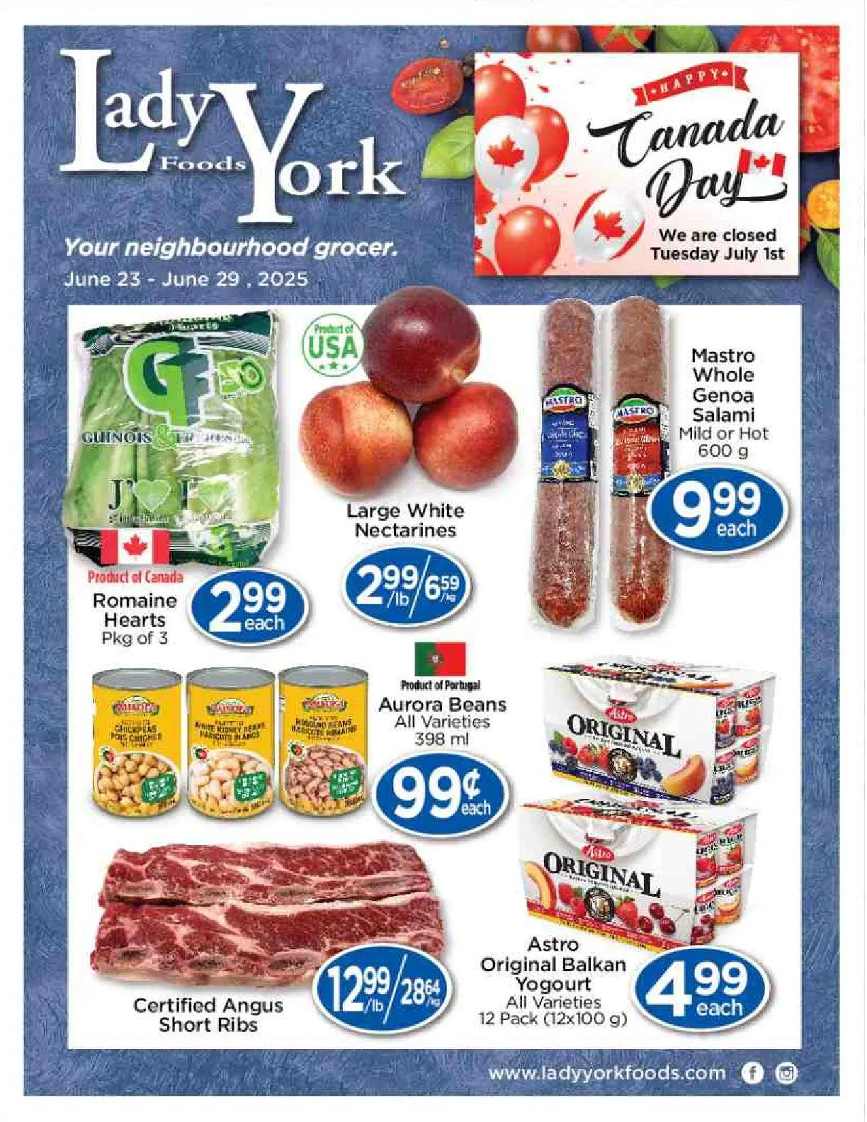 Lady York flyers from June 23 to June 30 2025 - flyer page 1