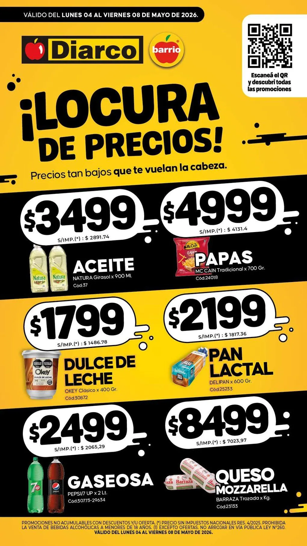 Ofertas de Diarco Ofertas 5 de mayo al 8 de mayo 2026 - Página 1 del catálogo