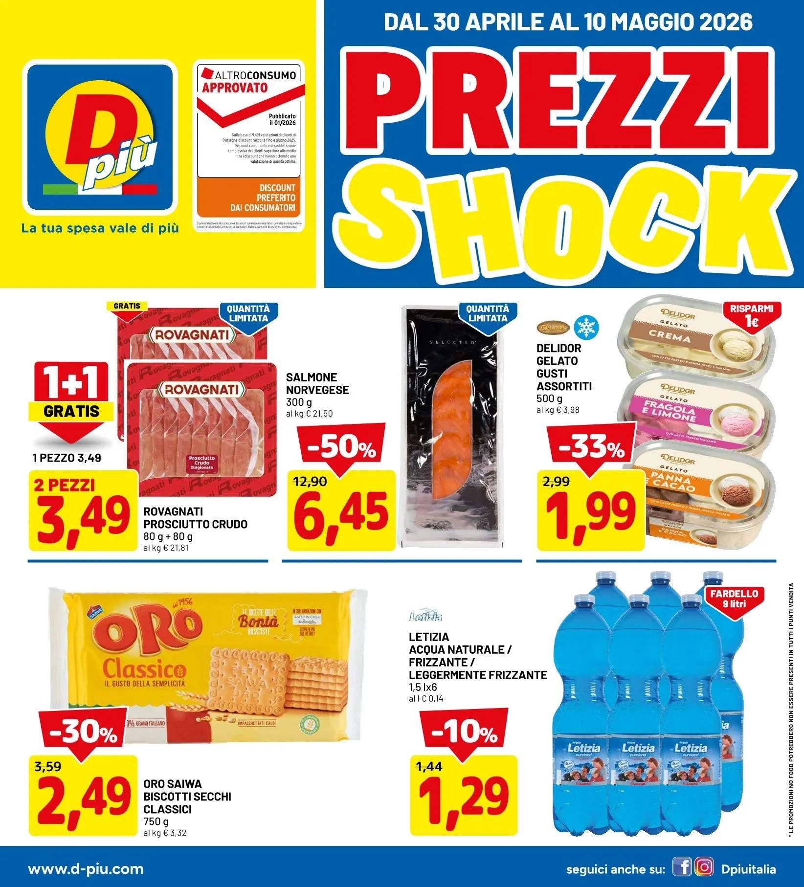 Volantini D Più da 30 aprile a 10 maggio di 2026 - Pagina del volantino 