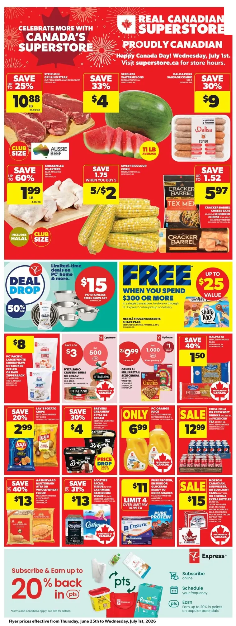  Real Canadian Superstore Sales from June 25 to July 1 2026 - flyer page 