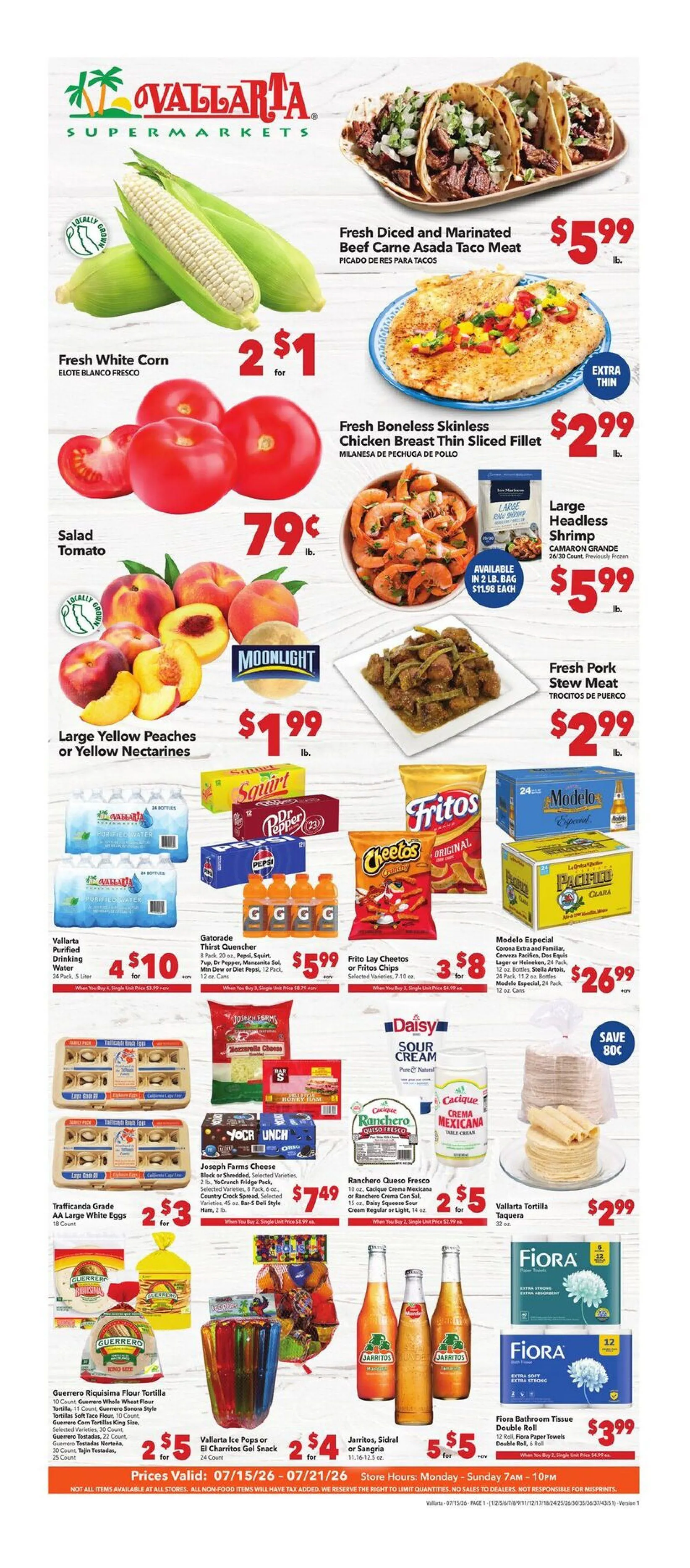 Weekly ad Vallarta Sales from July 15 to July 21 2026 - Page 