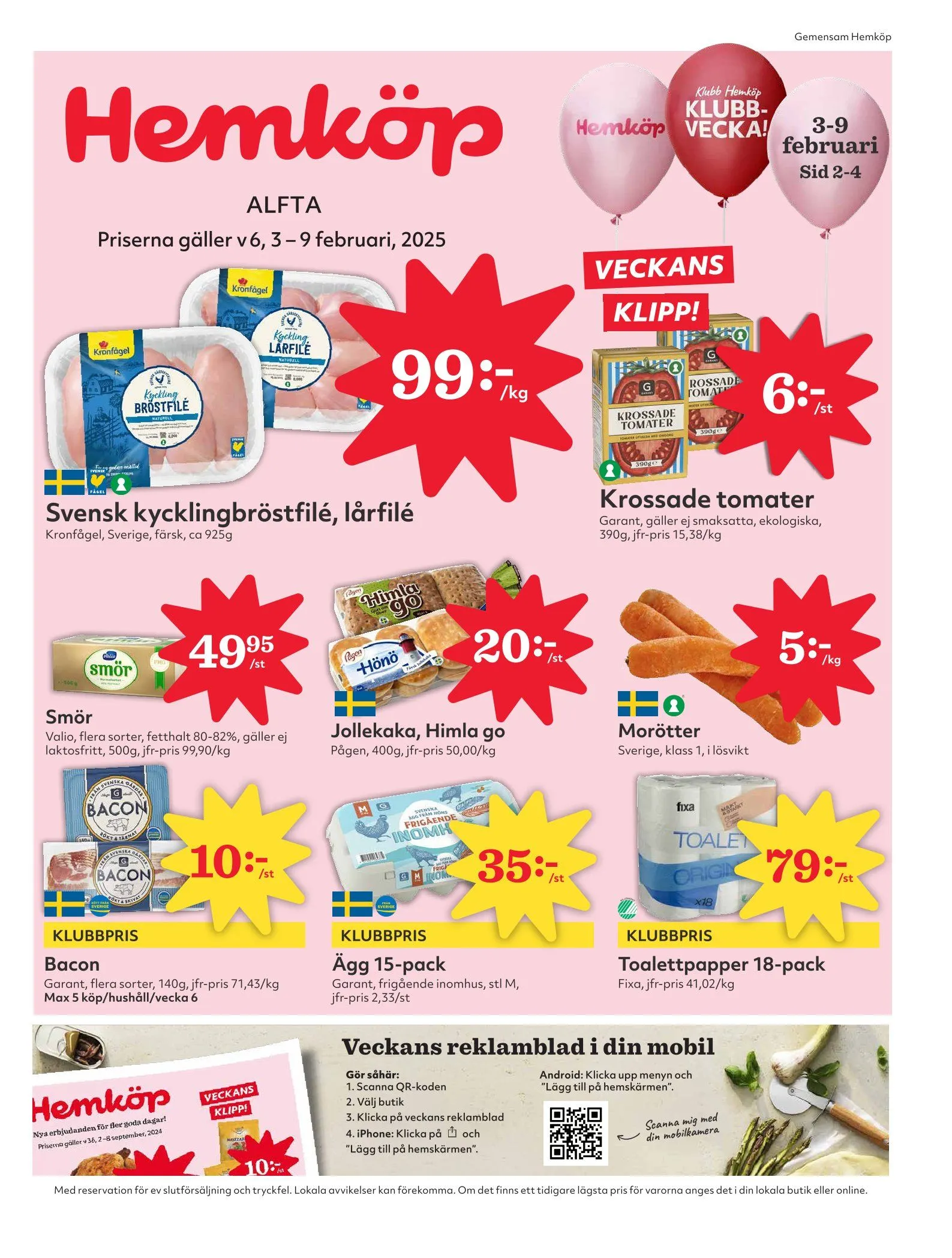 Hemköp erbjudanden från 1 februari till 9 februari 2025 - Reklamblad sidor