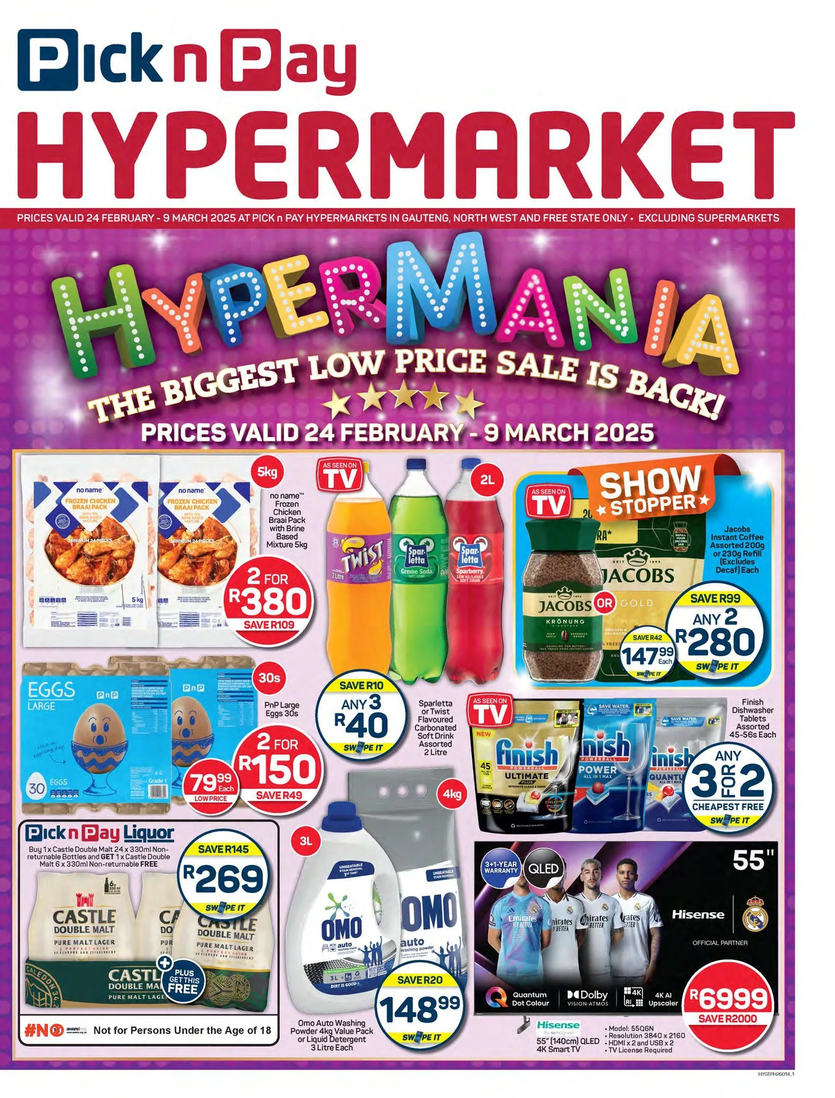 Pick n Pay Sales from 24 February to 9 March 2025 - Catalogue Page 1