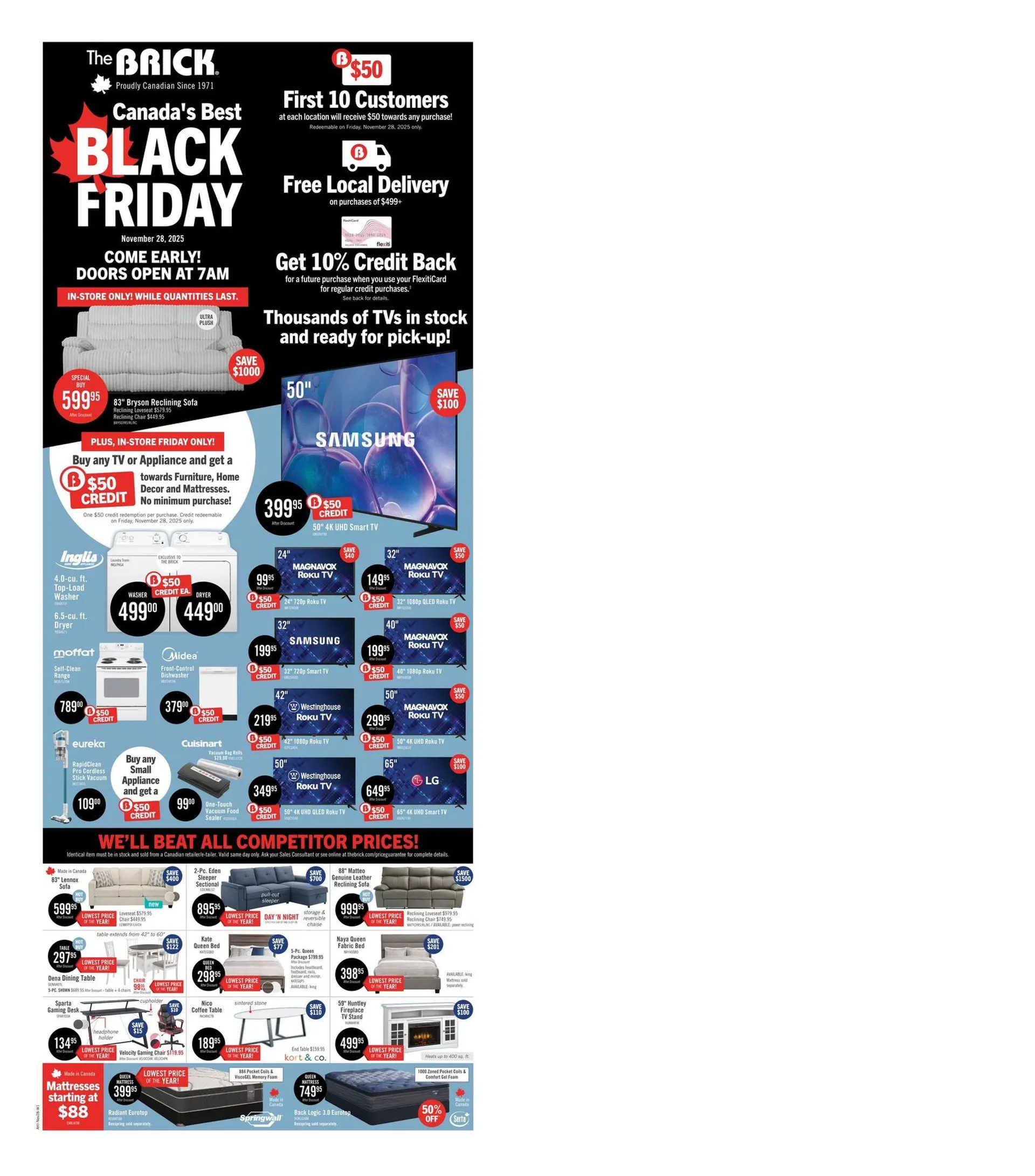 The Brick Black Friday Deals du 28 novembre au 30 novembre 2025 - Circulaires page 1