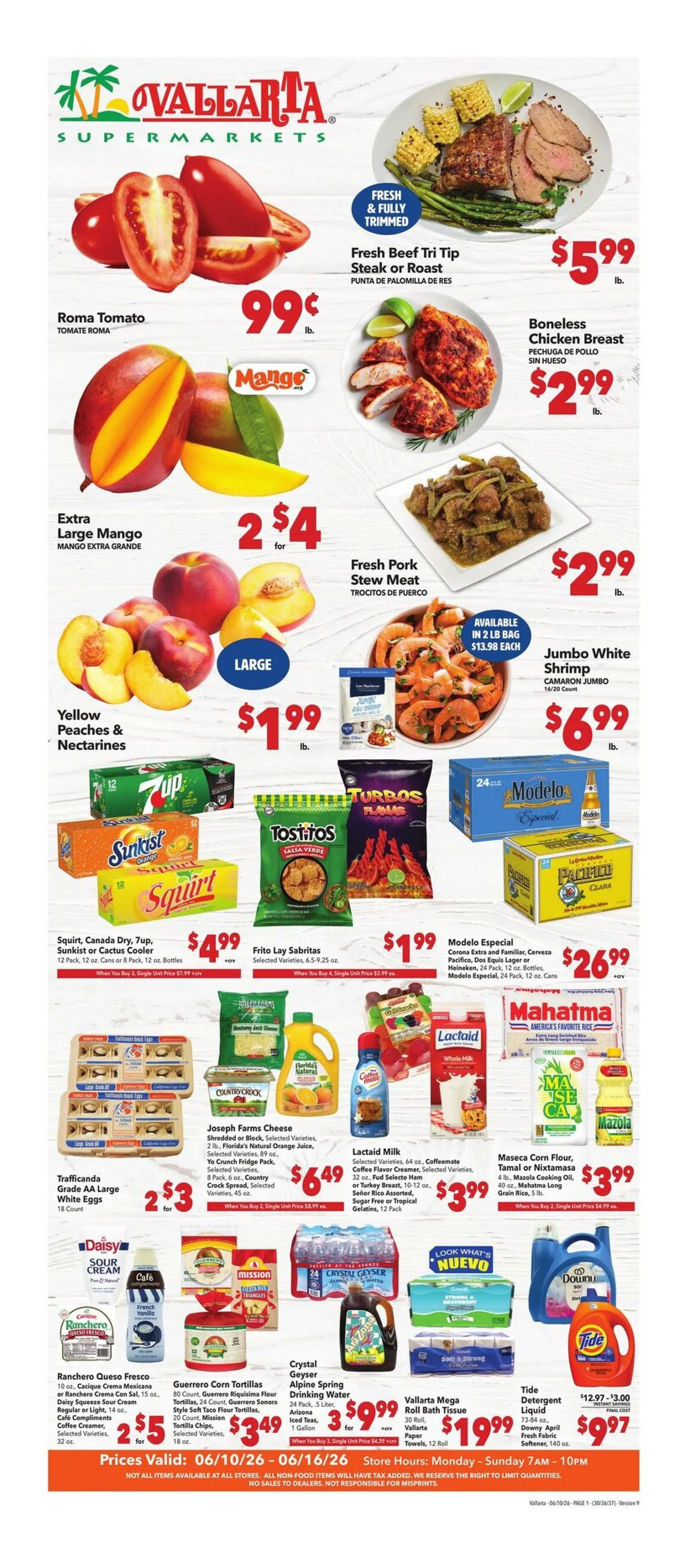 Weekly ad Vallarta Sales from June 10 to June 16 2026 - Page