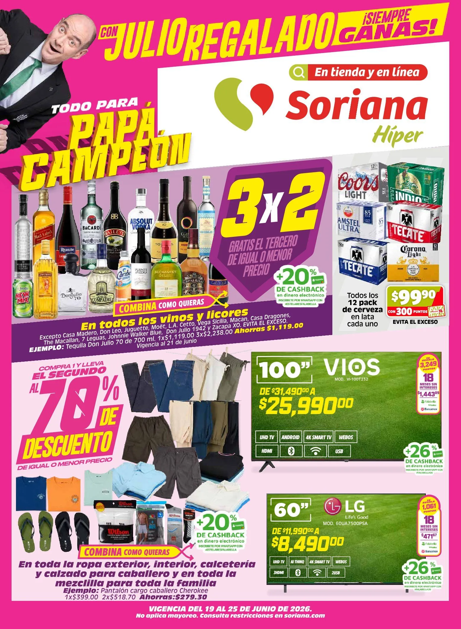 Catálogo de Soriana Ofertas 19 de junio al 25 de junio 2026 - Pagina