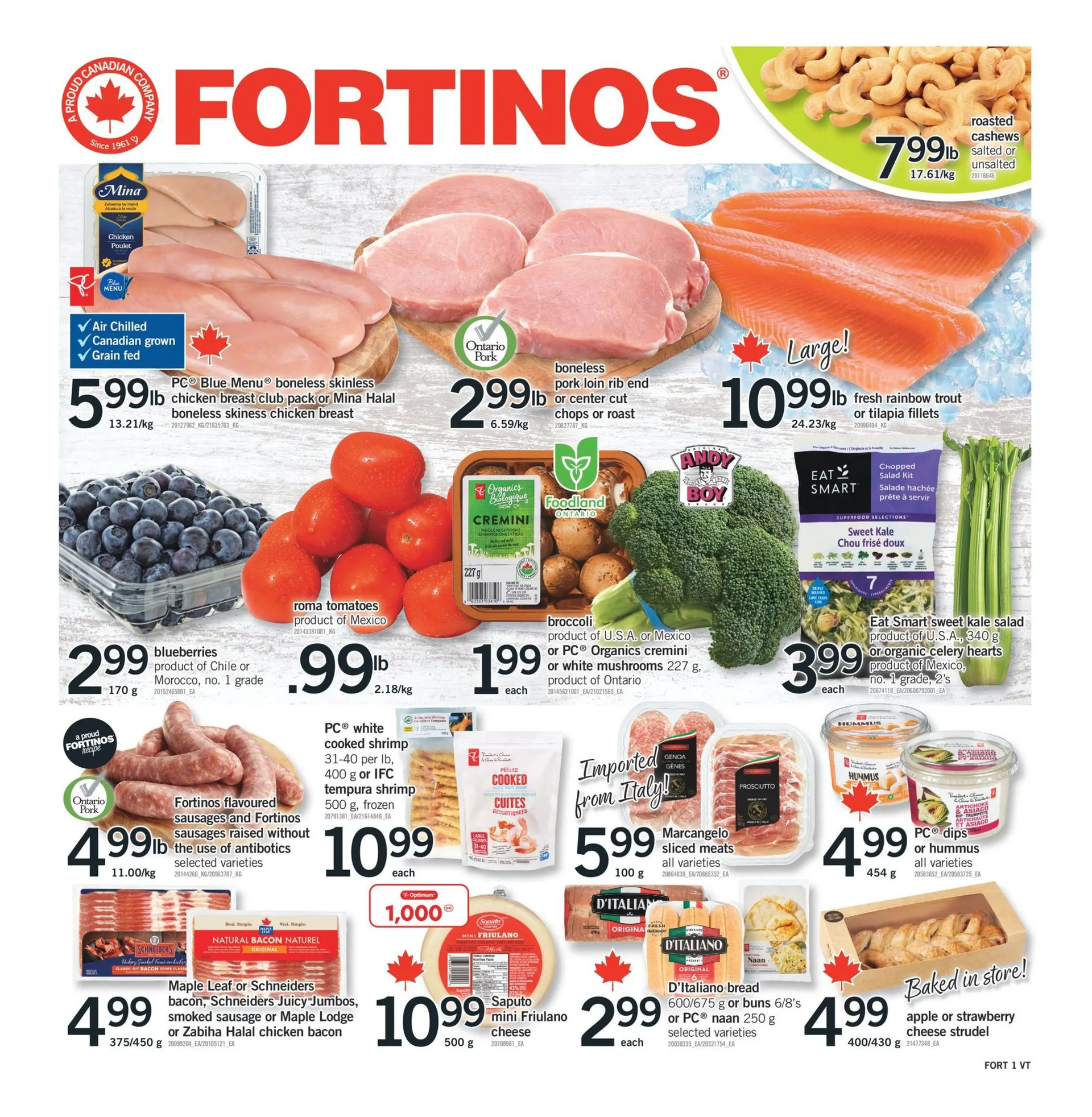 Fortinos Deals from March 20 to March 26 2025 - flyer page 1