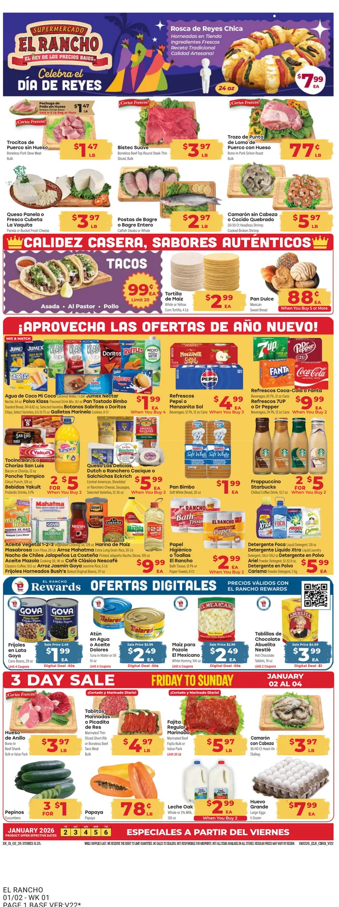 Weekly ad El Rancho Sales from January 2 to January 6 2026 - Page