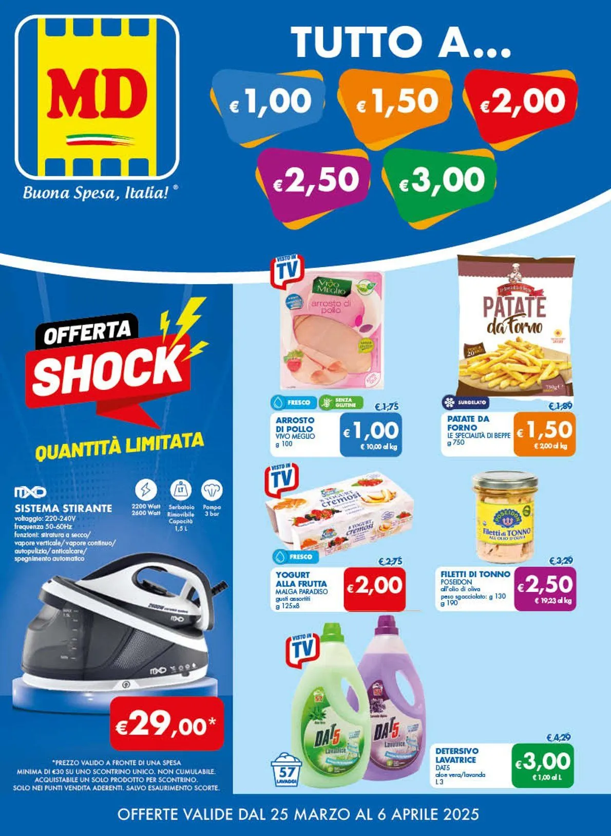 Offerte MD Discount da 25 marzo a 6 aprile di 2025 - Pagina del volantino 1