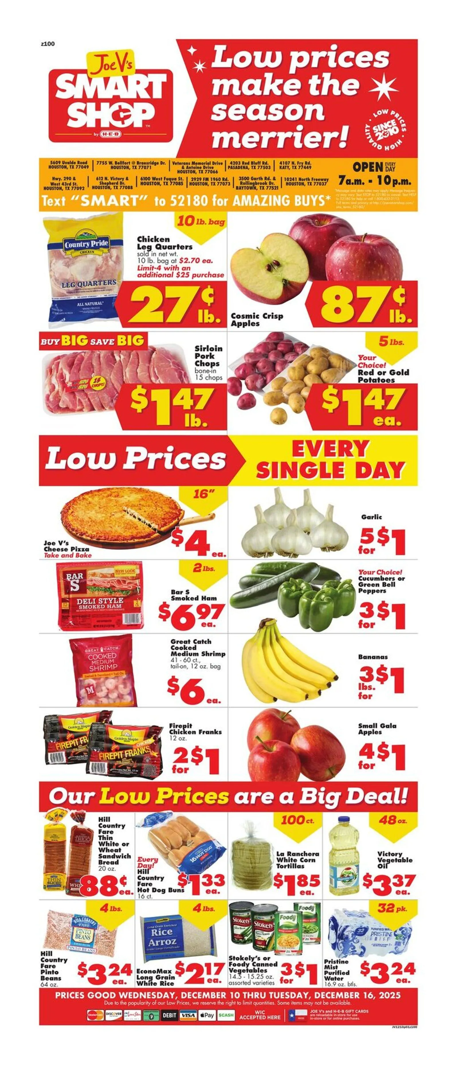 Weekly ad Joe V's Smart Shop Sales from December 10 to December 16 2025 - Page