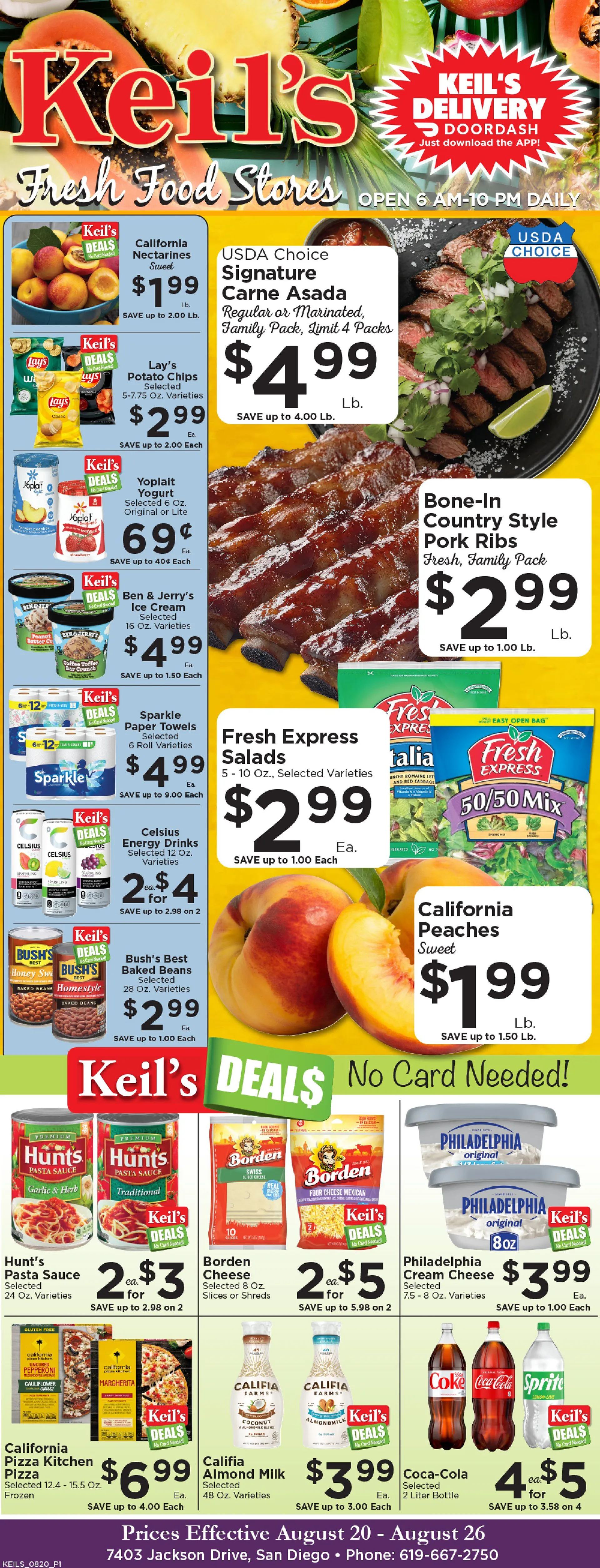 Weekly ad Keil's Fresh Food Stores Sales from August 20 to August 27 2025 - Page 