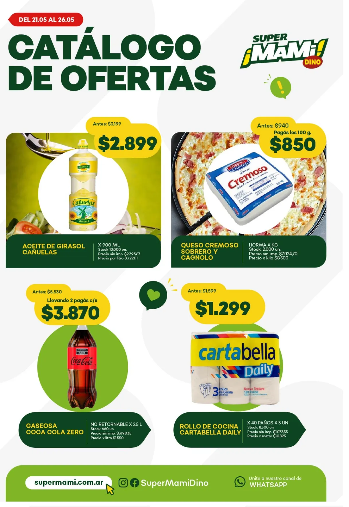 Ofertas de Ofertas Super Mami  20 de mayo al 26 de mayo 2026 - Página 1 del catálogo