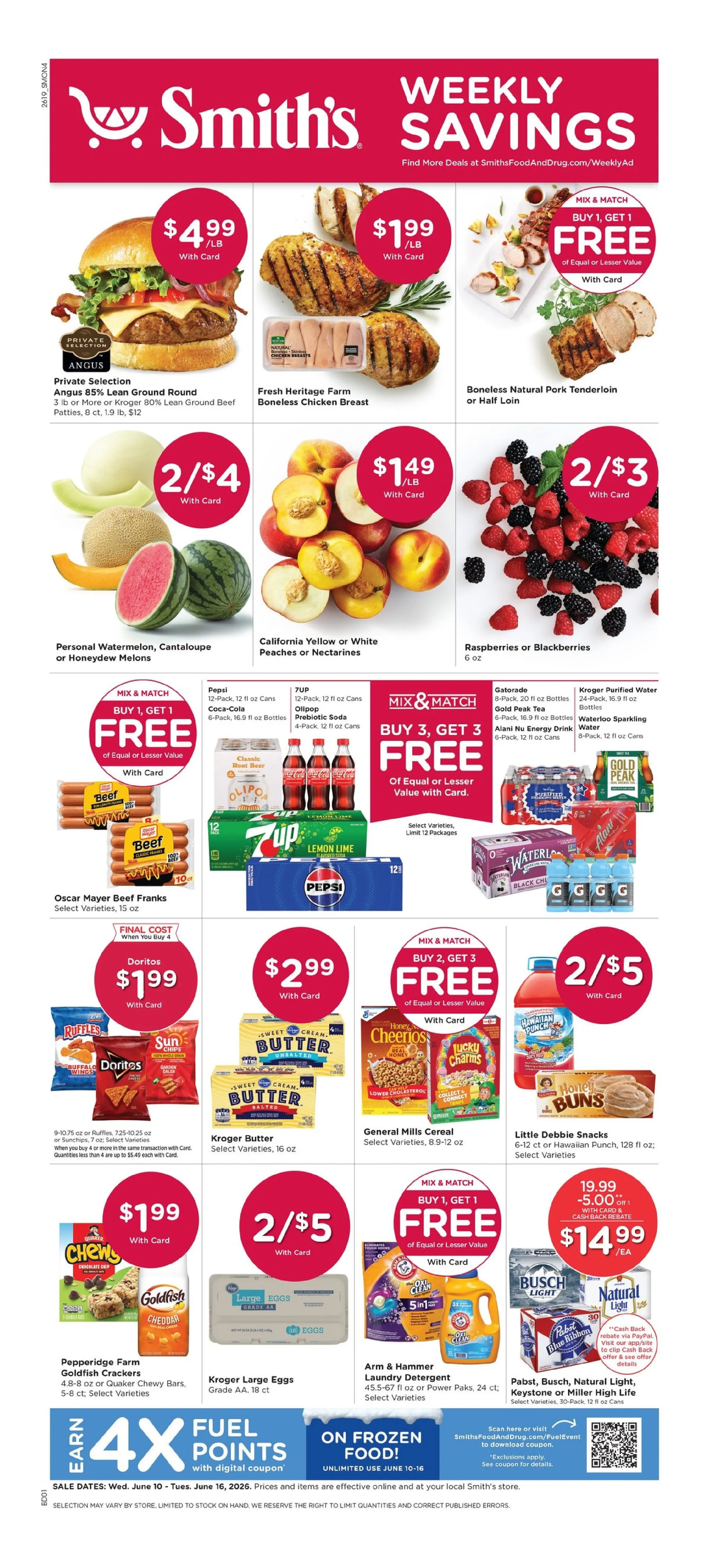 Weekly ad Smith's Sales from June 10 to June 16 2026 - Page
