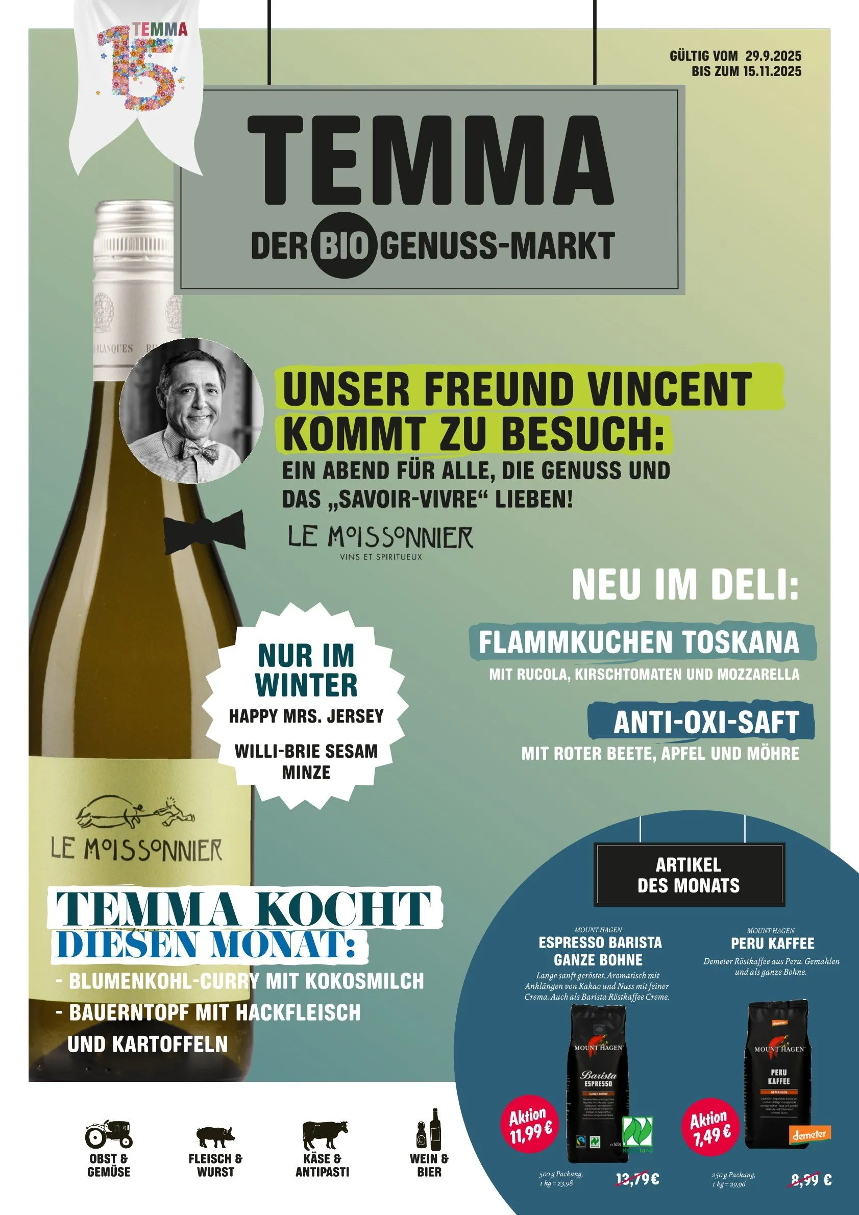  Temma Prospekte von 29. September bis 15. November 2025 - Prospekt seite 1