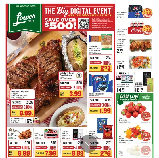 Weekly ad Lowes Foods Sales from April 22 to April 28 2026 - Page 