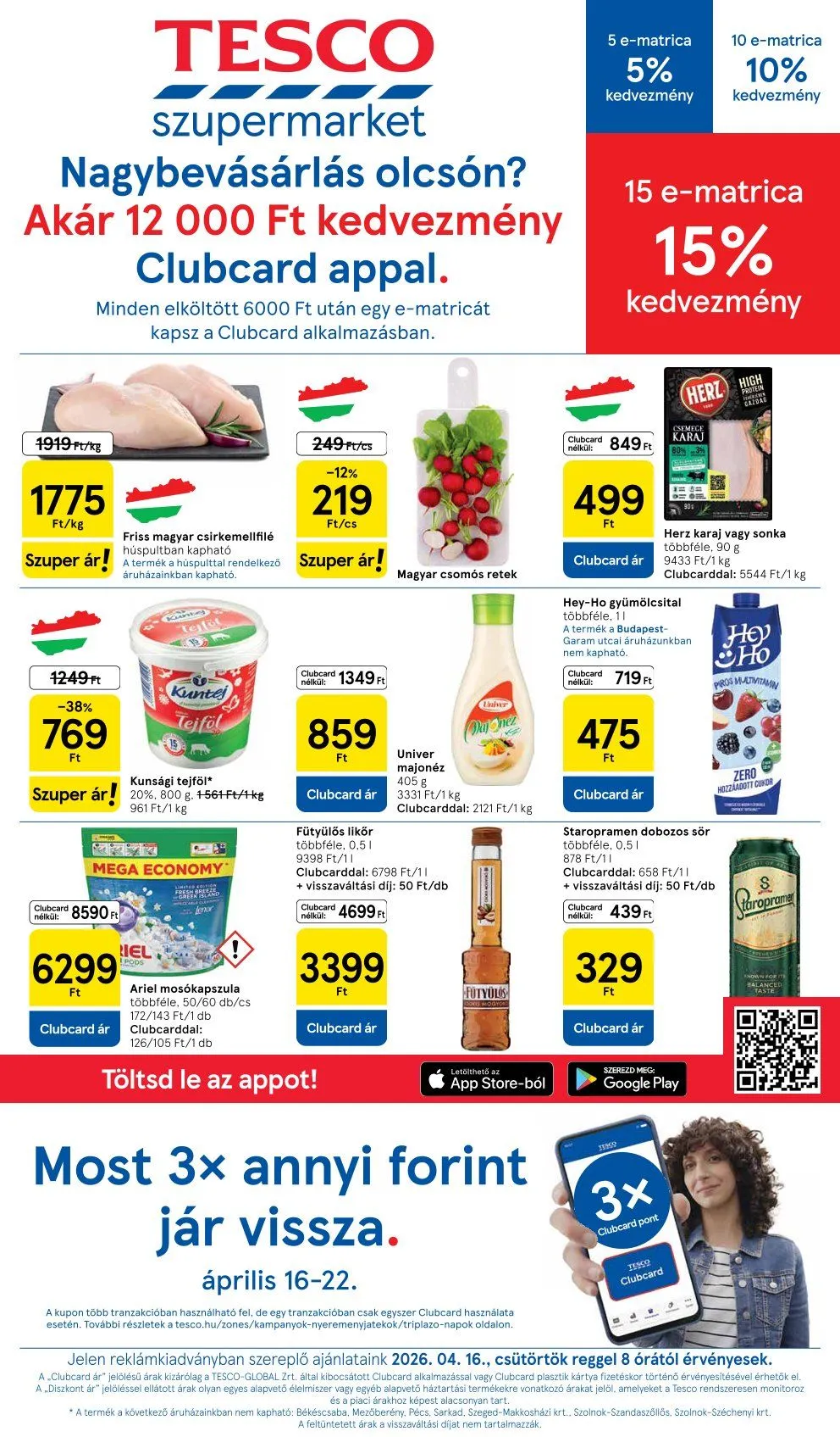 Katalógus TESCO legfrissebb ajánlatai április 16.-tól április 22.-ig 2026. - Oldal 1