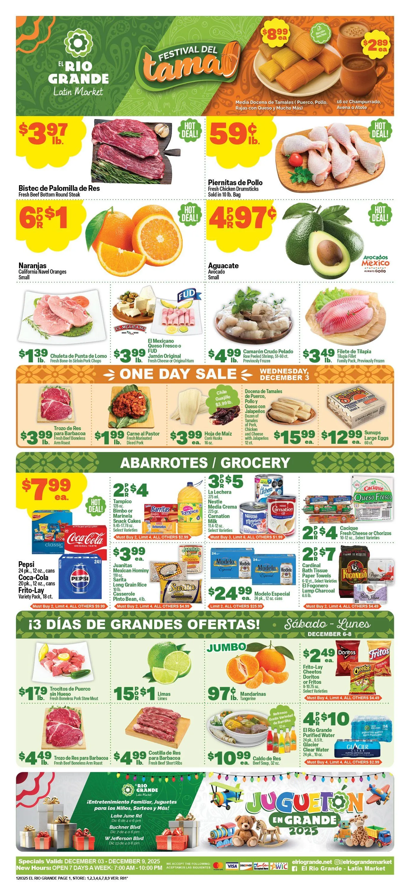 Weekly ad El Rio Grande Sales from December 3 to December 9 2025 - Page 