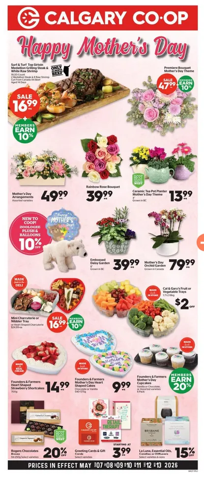 Calgary Co-op Sales from May 7 to May 13 2026 - flyer page 1