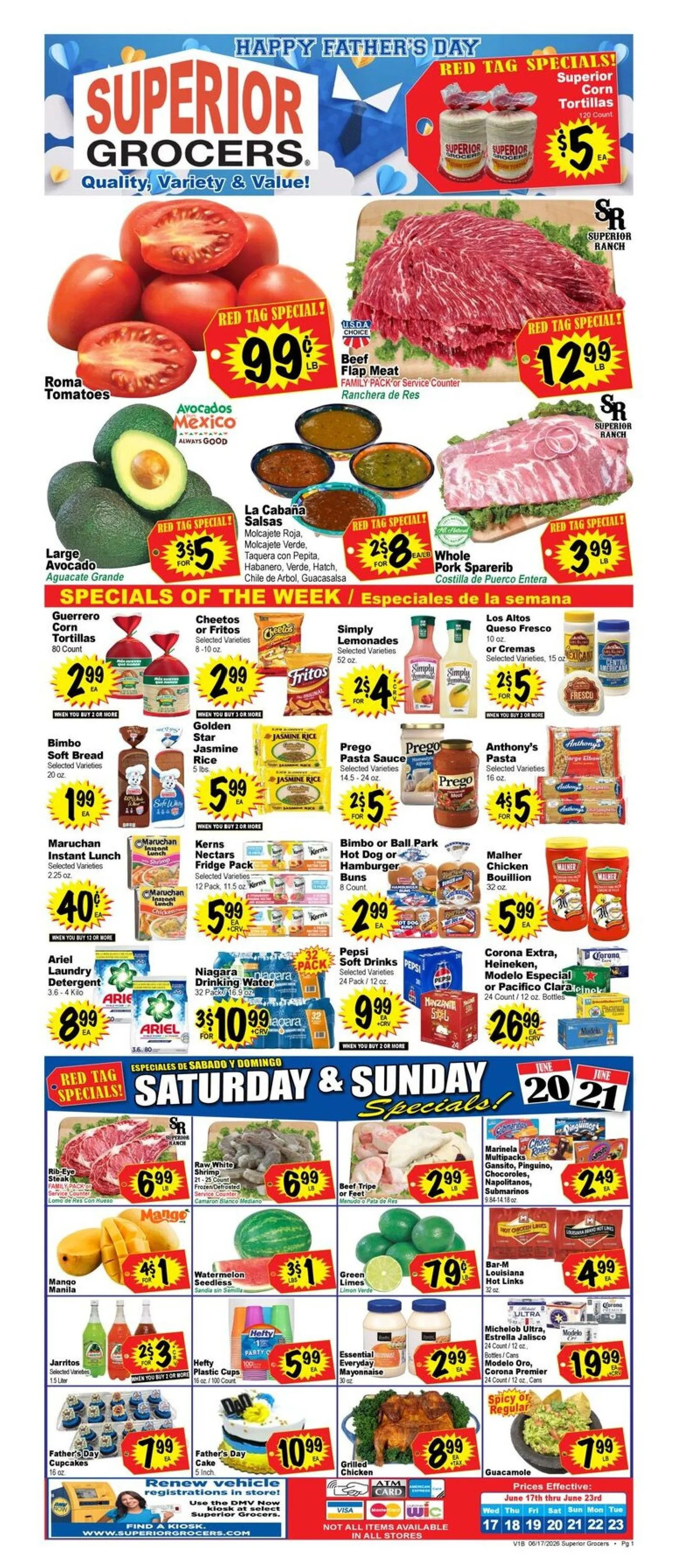 Weekly ad Superior-grocers Sales from June 17 to June 23 2026 - Page 