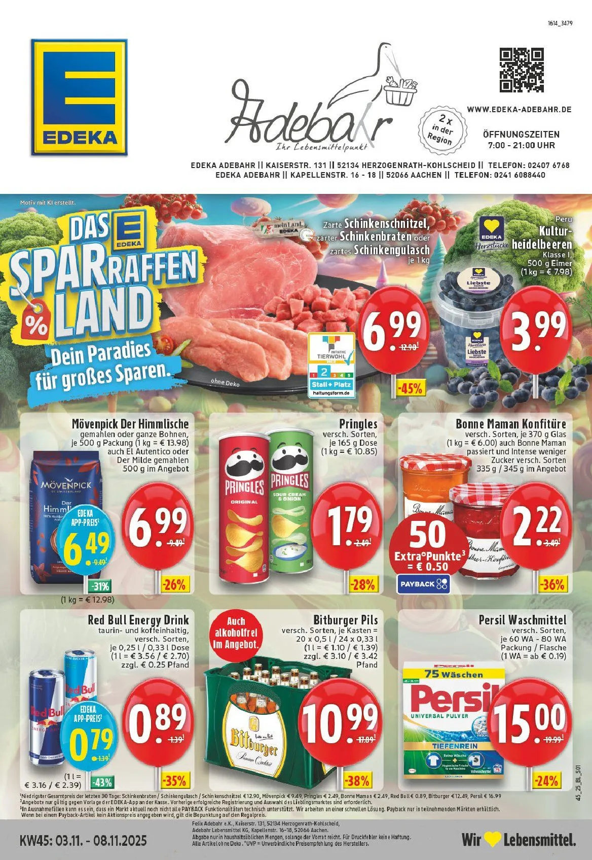 Edeka Prospekte von 3. November bis 8. November 2025 - Prospekt seite 1