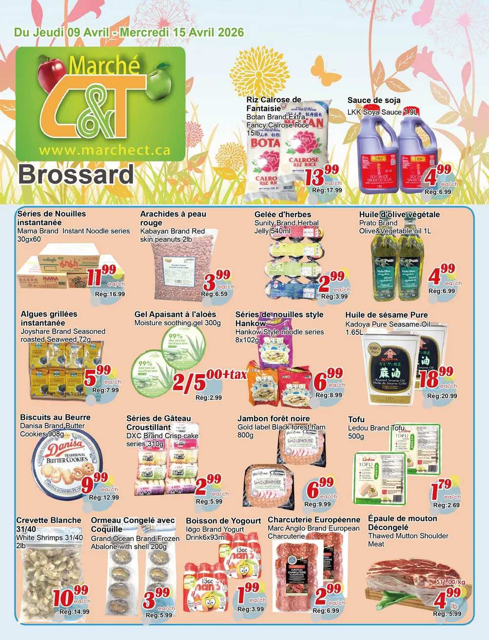 Marche C&T Sales from April 9 to April 15 2026 - flyer page 