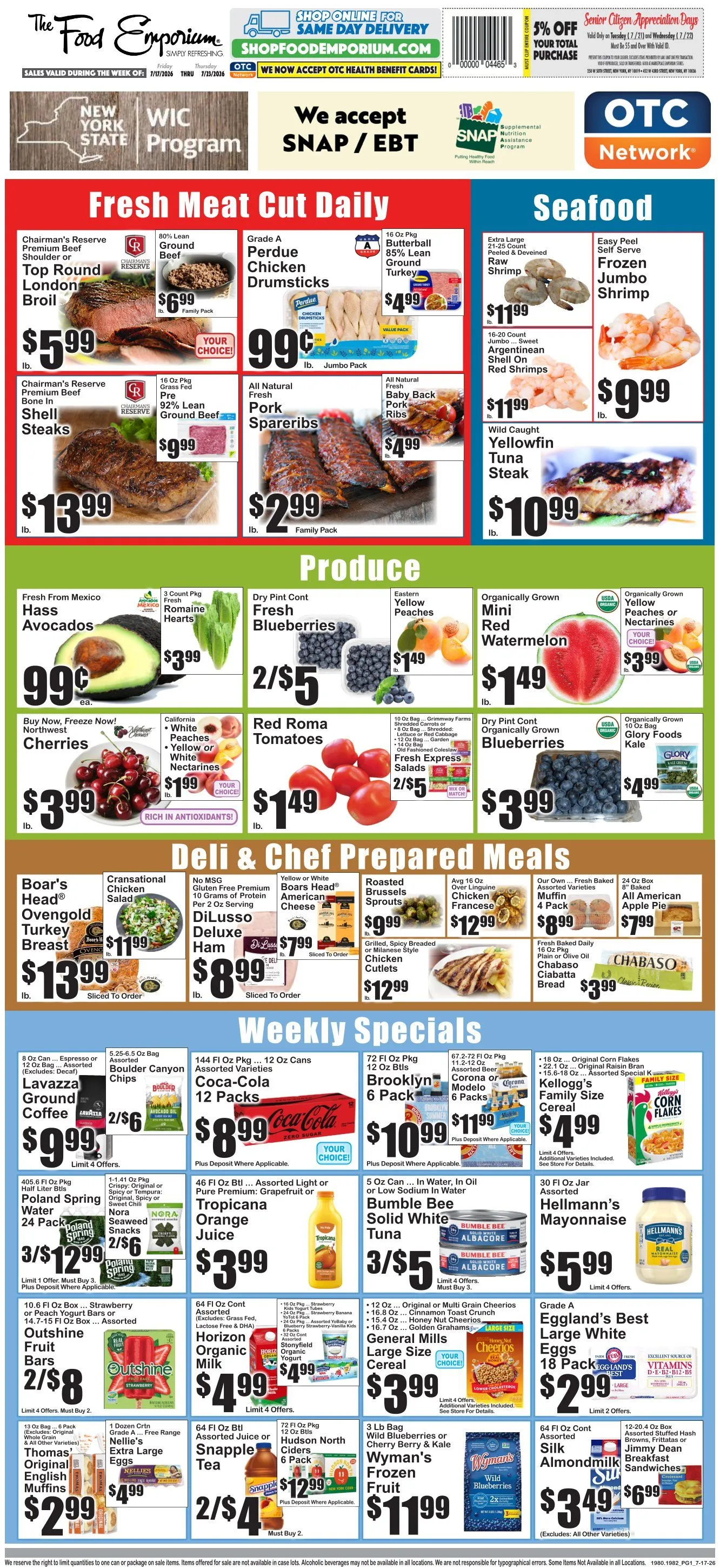 Weekly ad The Food Emporium Sales from July 17 to July 25 2026 - Page