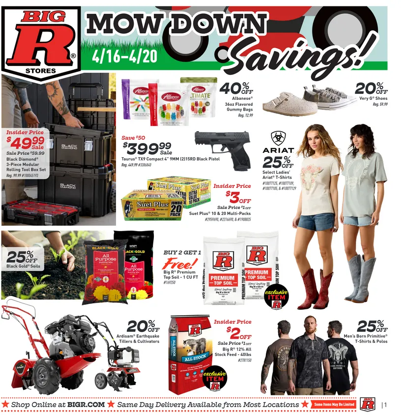 Weekly ad Big R Sales from April 16 to April 20 2026 - Page 