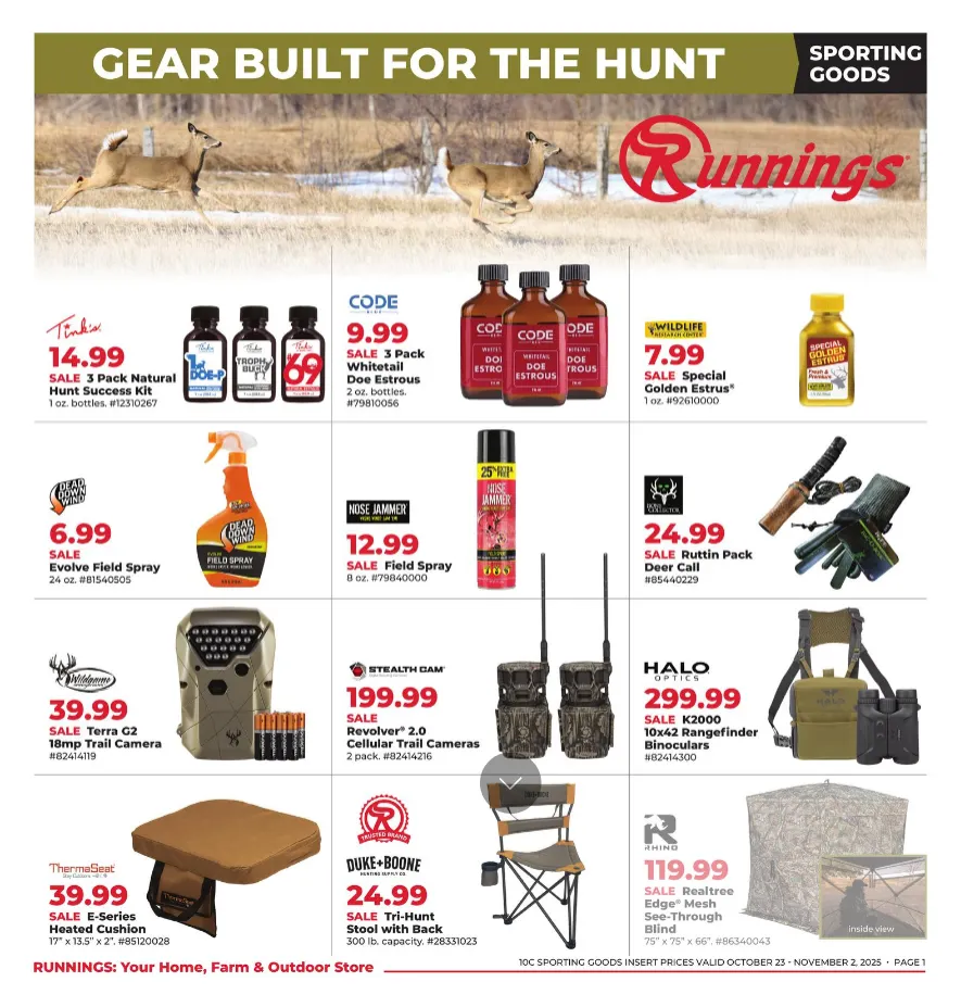 Weekly ad Runnings Sales from October 23 to November 2 2025 - Page 