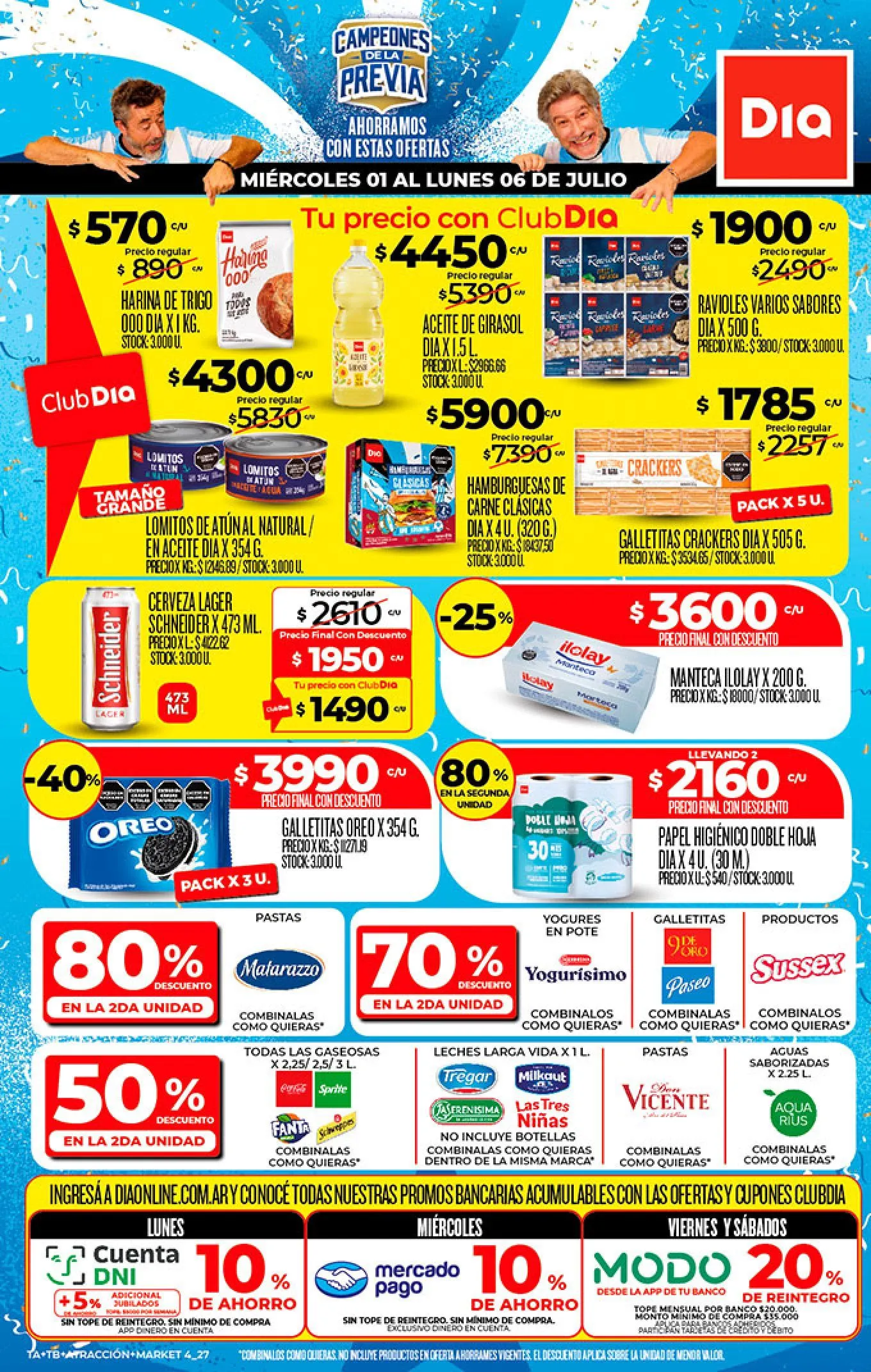 Ofertas de Ofertas Dia 1 de julio al 6 de julio 2026 - Página 1 del catálogo