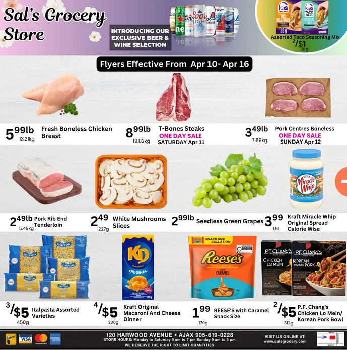 Sal's Grocery Sales from April 10 to April 16 2026 - flyer page 