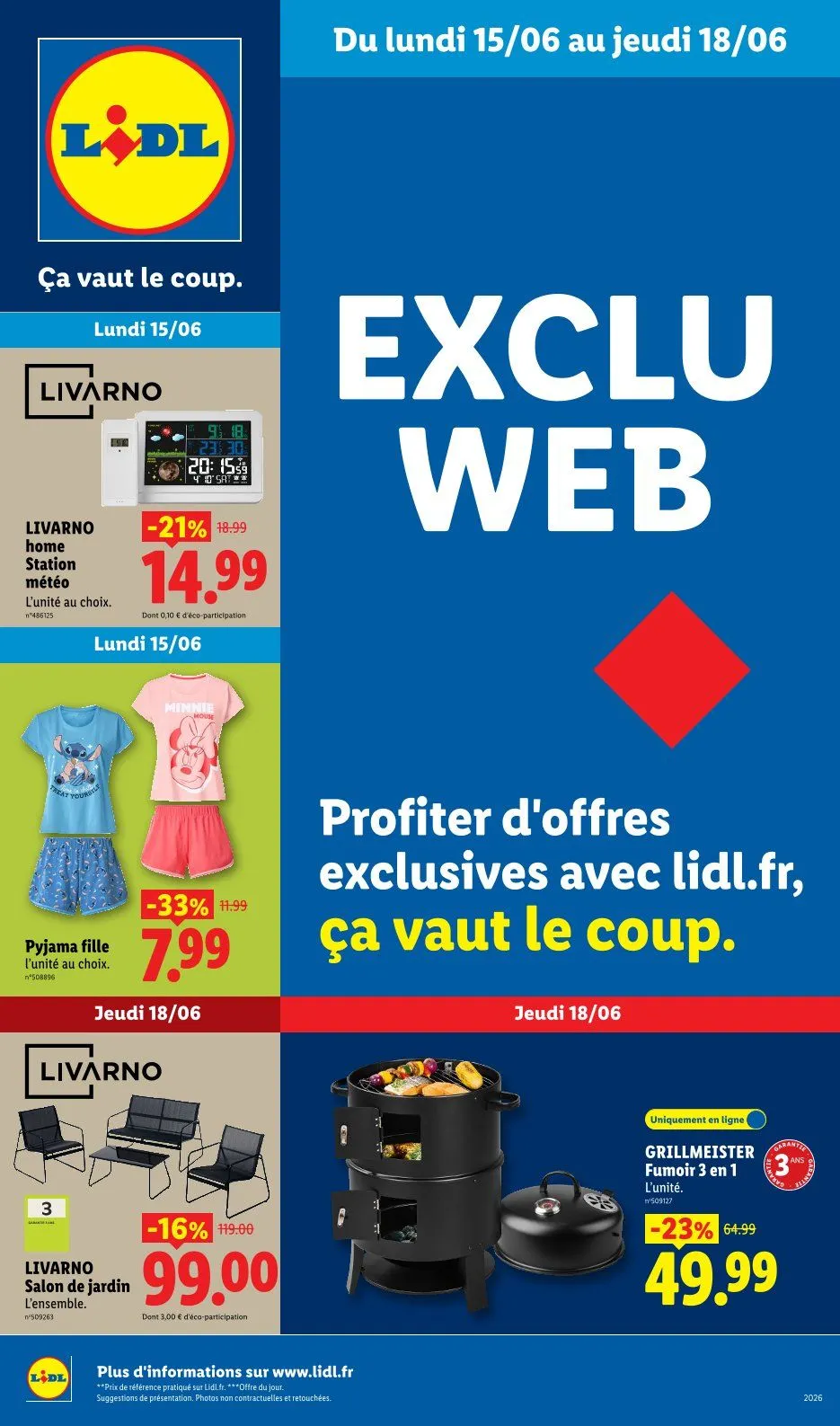 Catalogues Lidl du 15 juin au 18 juin 2026 - Catalogue page 1