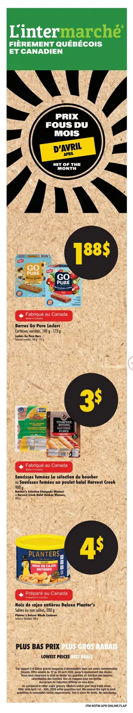 L'Intermarché Sales from April 16 to April 22 2026 - flyer page 1
