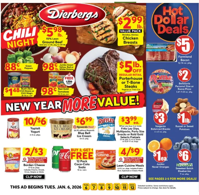 Weekly ad Dierbergs Sales from January 6 to January 12 2026 - Page