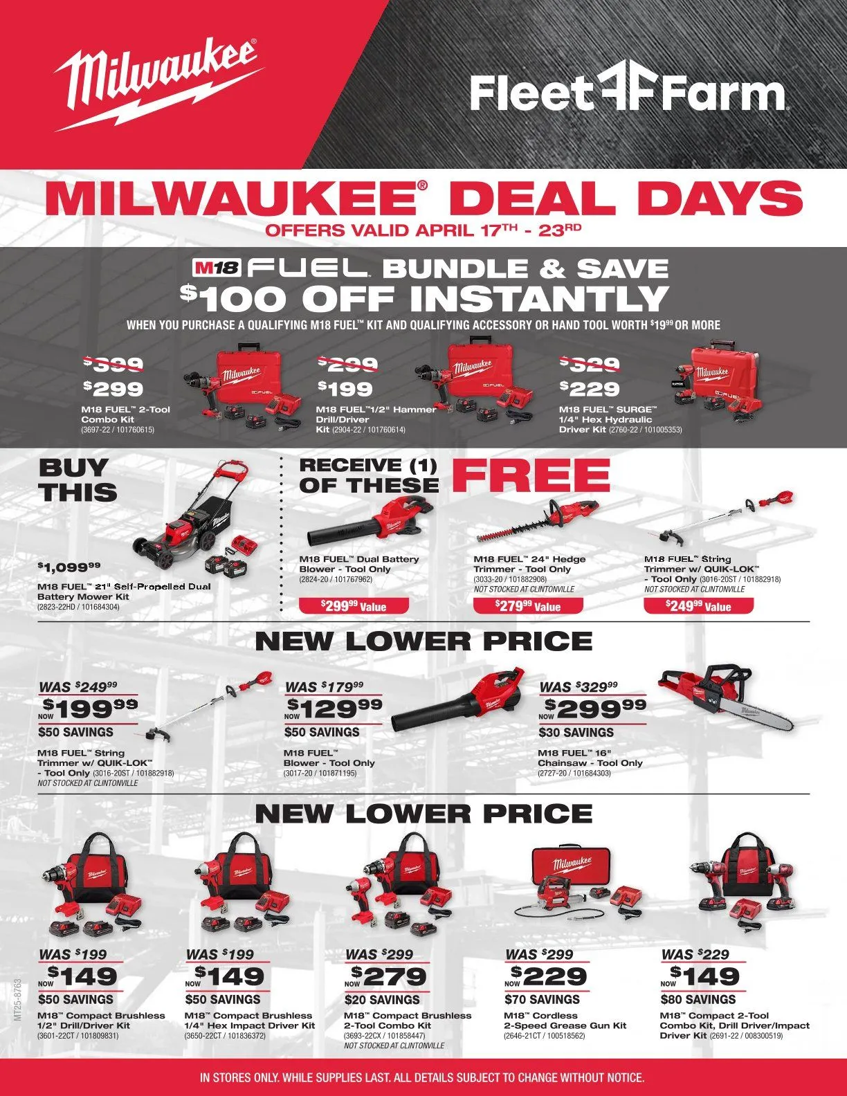 Weekly ad Fleet Farm Deals from April 17 to April 23 2025 - Page 1