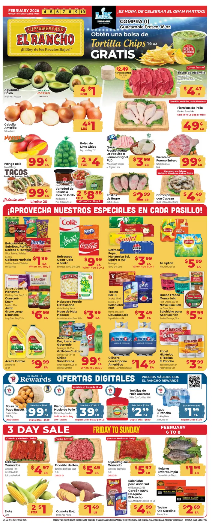Weekly ad El Rancho  Sales from February 4 to February 10 2026 - Page 1