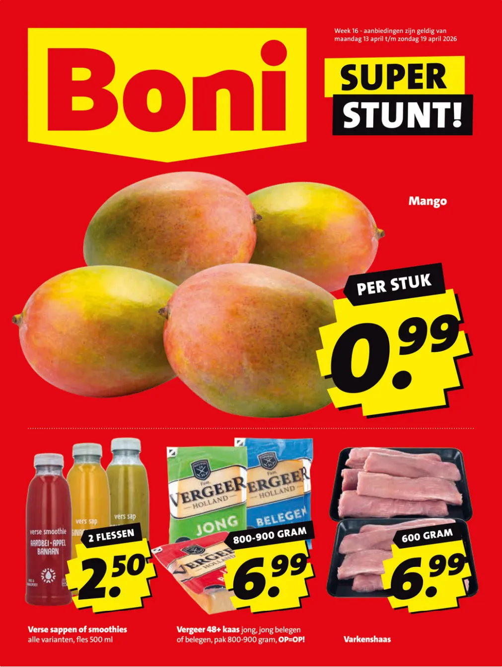 Boni Folder van 13 april tot 19 april 2026 - Folder pagina 1