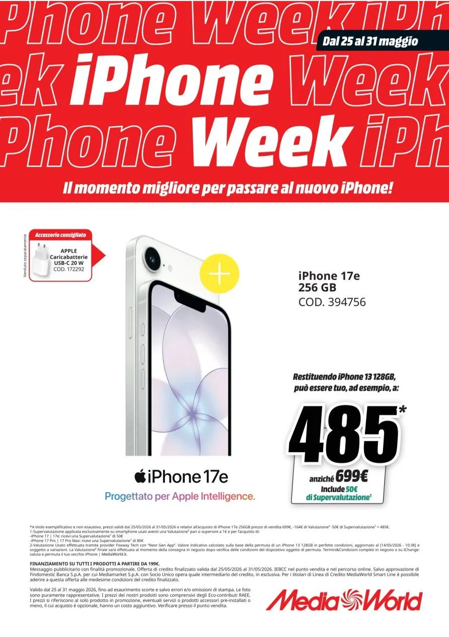 Volantini MEDIAWORLD da 25 maggio a 31 maggio di 2026 - Pagina del volantino