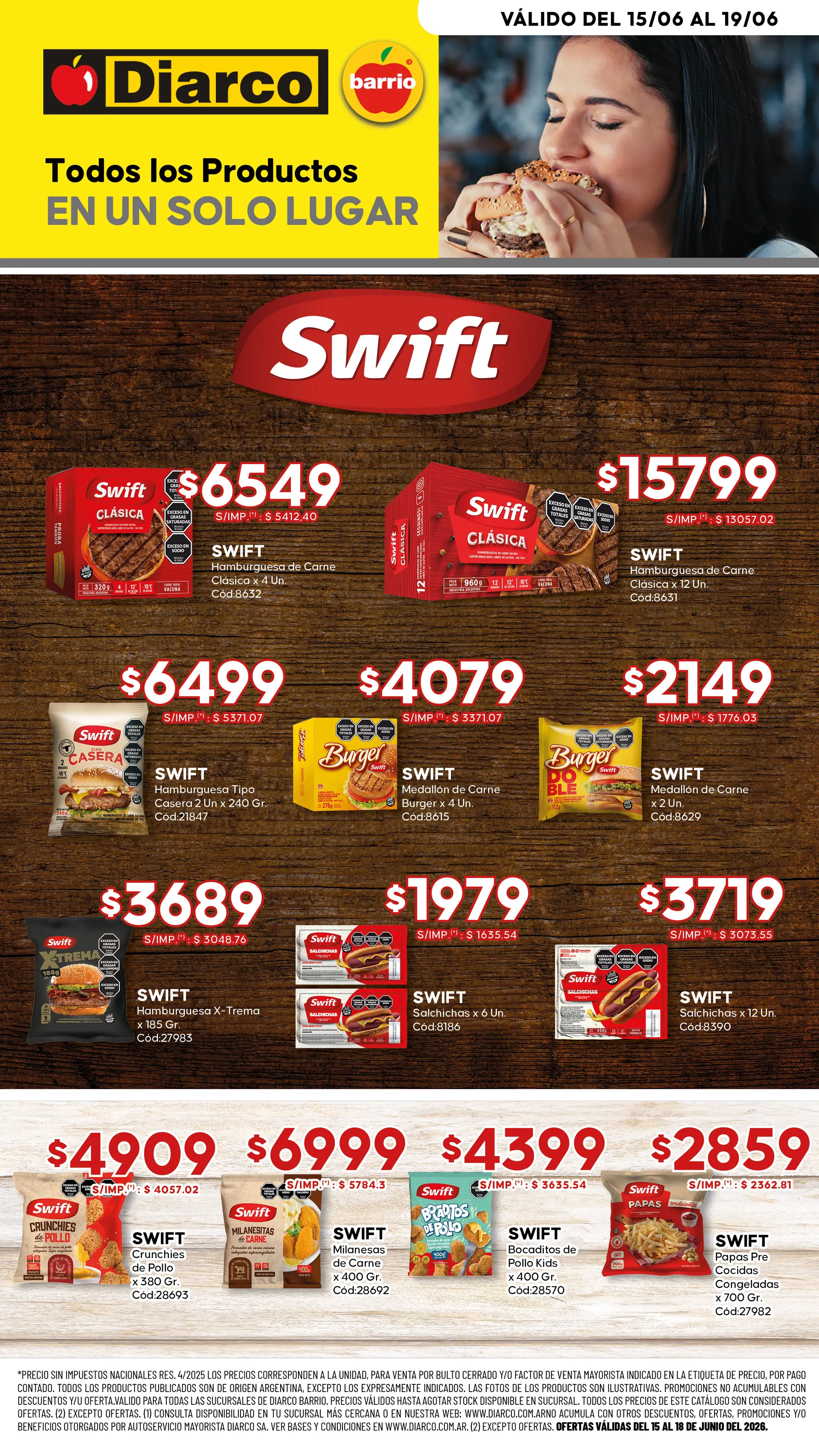 Ofertas de Diarco Ofertas 15 de junio al 19 de junio 2026 - Página 1 del catálogo