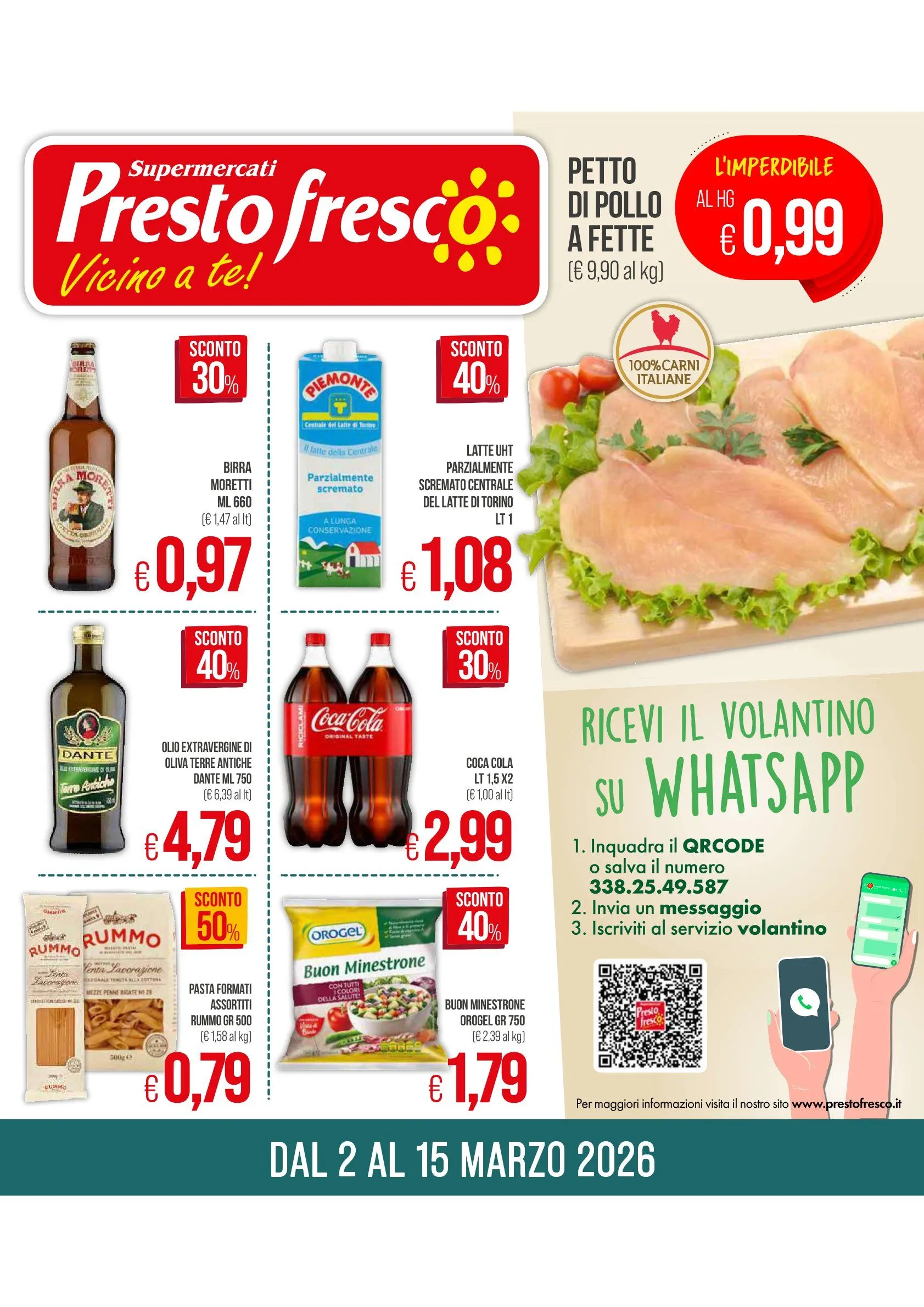 Volantini PrestoFresco da 2 marzo a 15 marzo di 2026 - Pagina del volantino