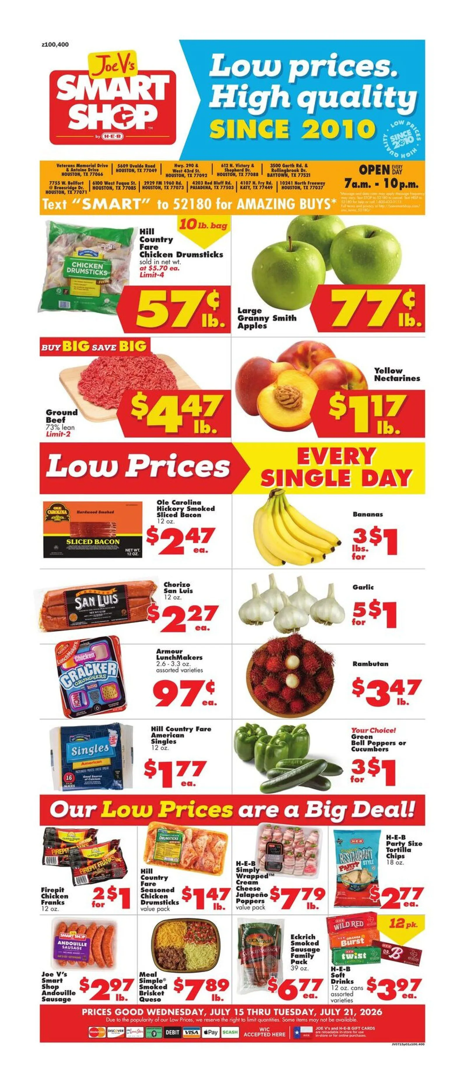 Weekly ad Joe V's Smart Shop Sales from July 15 to July 22 2026 - Page