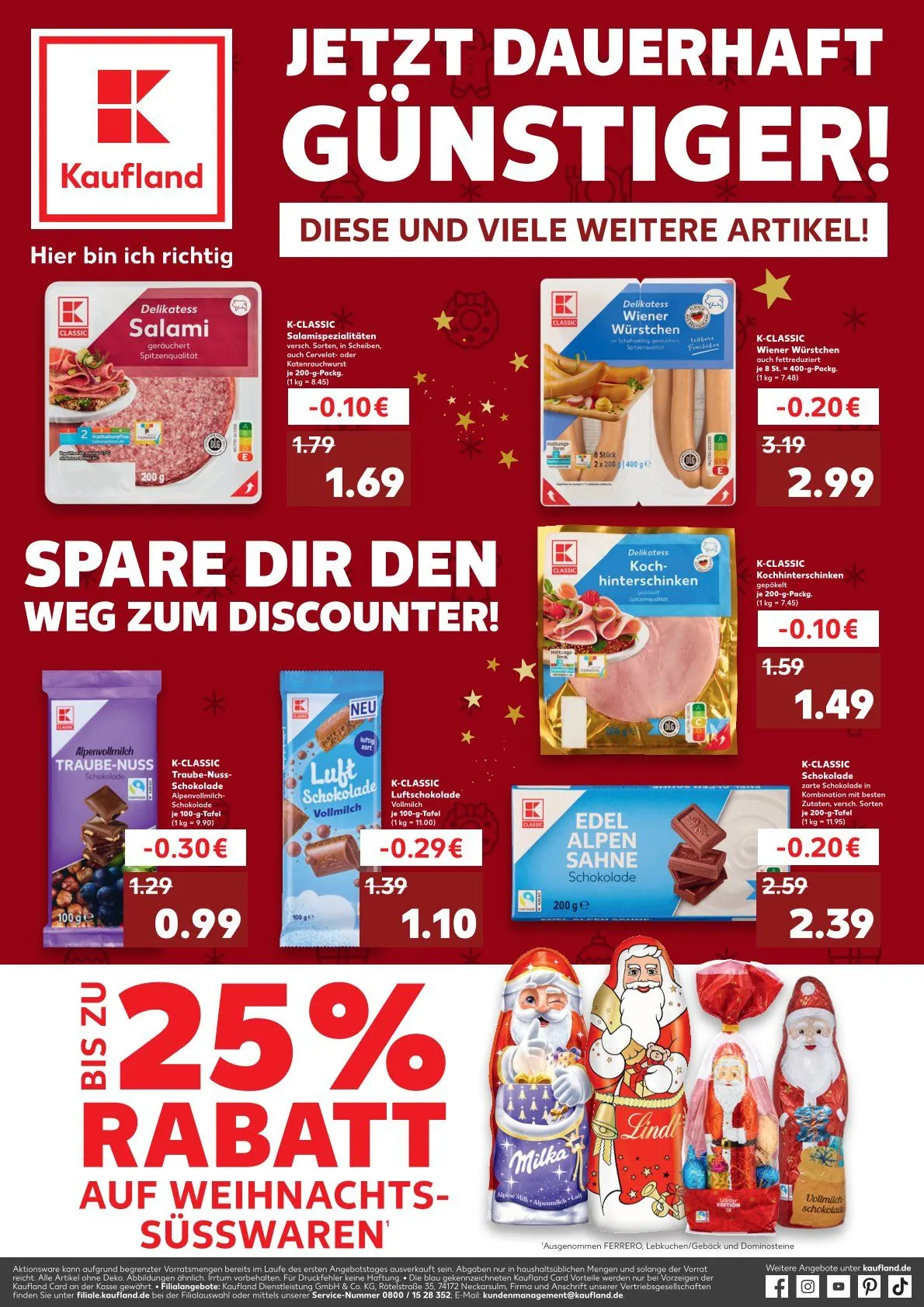 Kaufland Angebote von 18. Dezember bis 24. Dezember 2025 - Prospekt seite 1