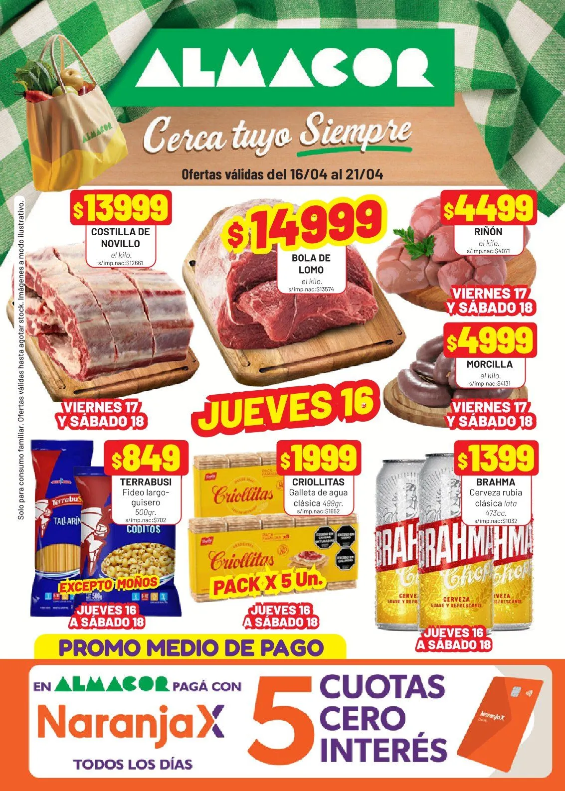 Ofertas de Ofertas Almacor 16 de abril al 21 de abril 2026 - Página 1 del catálogo